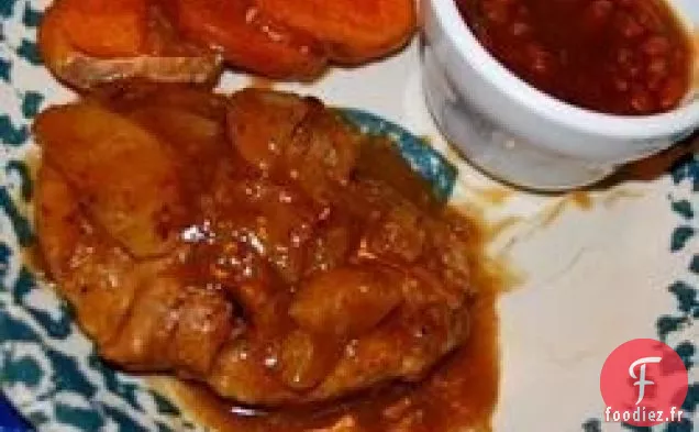 Côtelettes de Porc aux Pommes