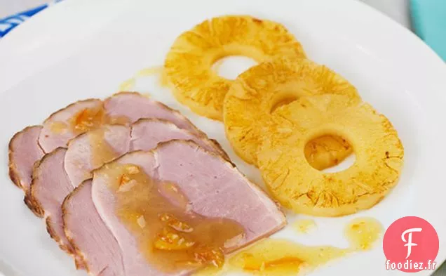 Sauce Dijon Orange-Ananas pour Jambon