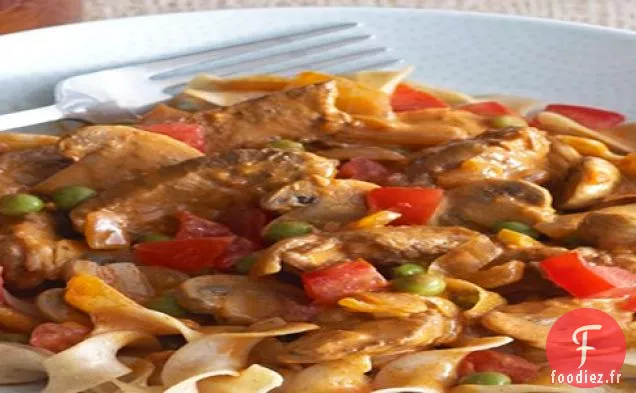 Boeuf Crémeux et Champignons aux Nouilles