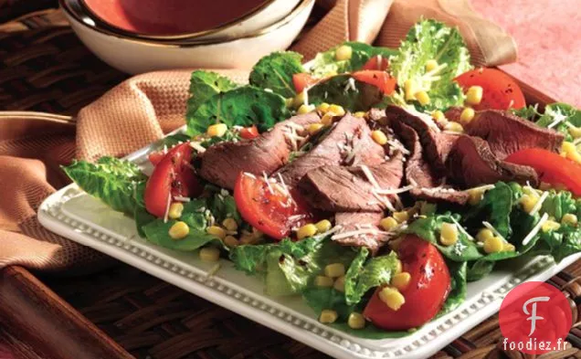 Steak Balsamique et Salade Romano