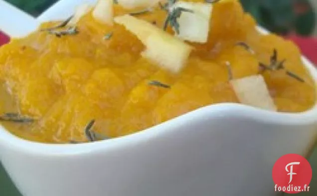 Soupe de Courge Musquée et Pommes