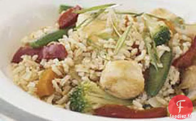 Riz Frit au Poulet