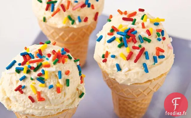 Cônes de Gâteau au Fromage Rapides
