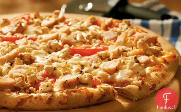Pizza au Poulet et à la Feta