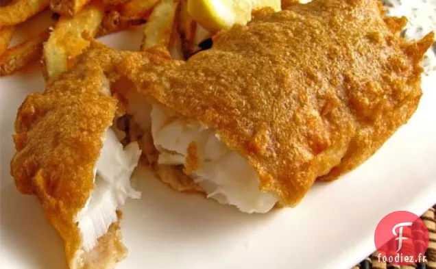 Poisson Battu À La Bière (fish And Chips)
