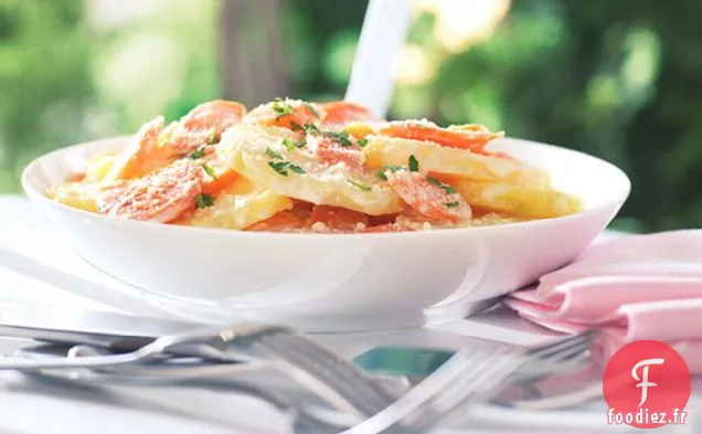 Pommes de Terre Festonnées BBQ