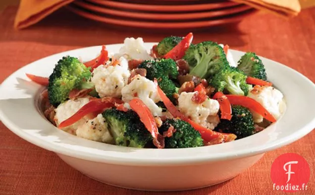 Salade Brocoli-Chou-Fleur