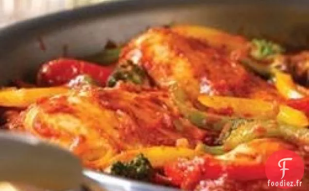 Sauté de Poulet et Poivre à l'Italienne