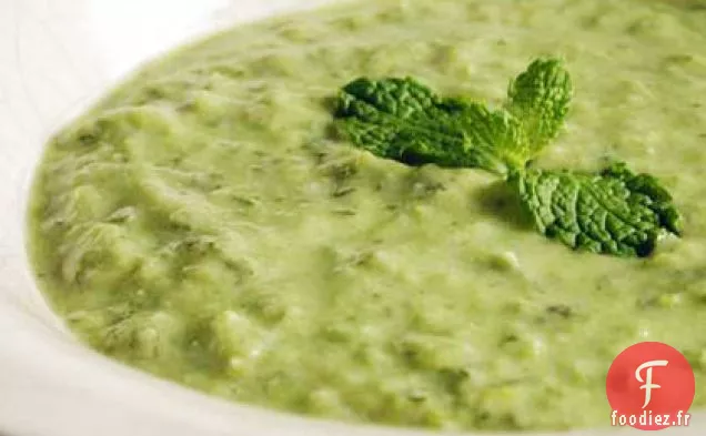 Soupe aux Pois à la Menthe