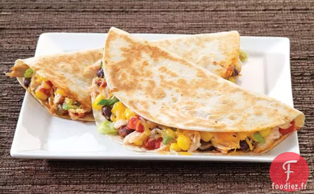 Quesadilla de Poulet à l'heure du dîner