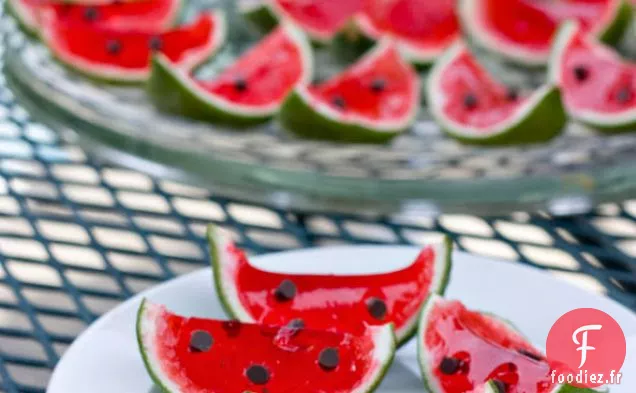 Shots de Jello de Citron Vert Pastèque