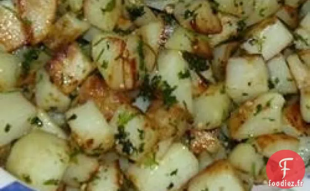 Pommes de Terre à la Coriandre et à l'Ail