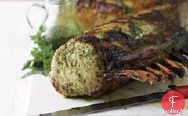 Grille de Rôti de Porc avec Glaçage à la Coriandre et au Miel