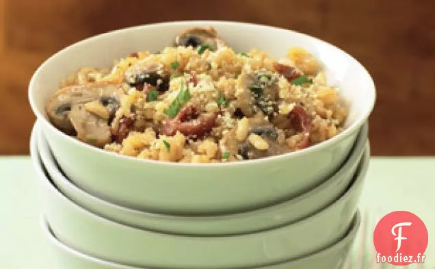 Risotto aux Tomates Séchées et au Bacon