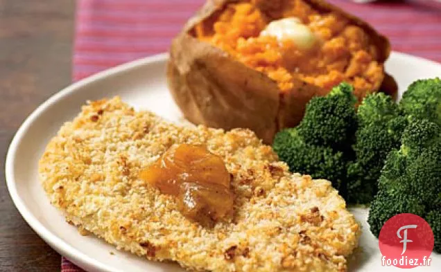 Escalopes de Poulet Cuites aux Arachides
