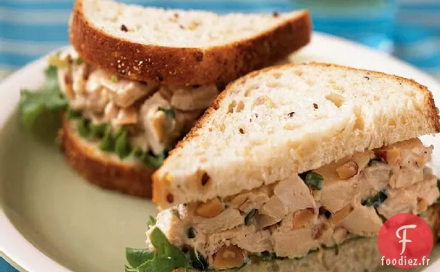 Sandwichs à la Salade de Poulet au Romarin