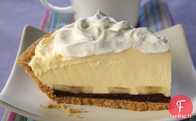 Tarte Crémeuse à la Banane et au Chocolat