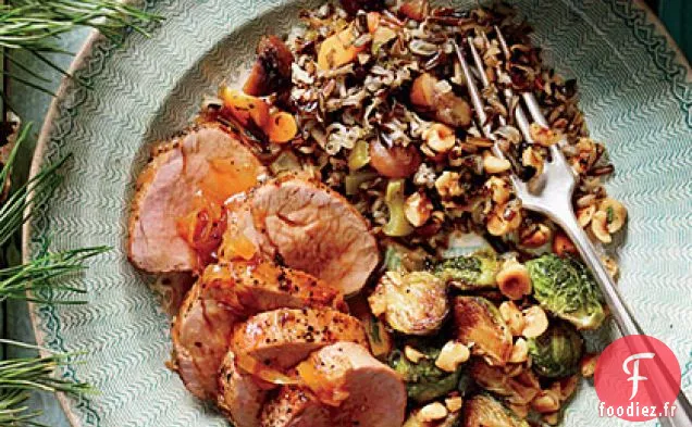 Filet de Porc Glacé à l'Eau-De-Vie de Pomme