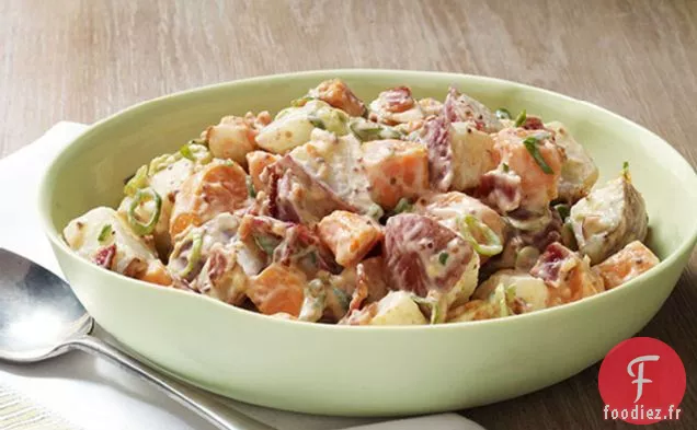 Salade de Pommes de Terre Douces et Blanches