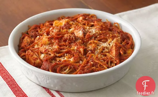 Spaghetti au Poulet Cuire au Four