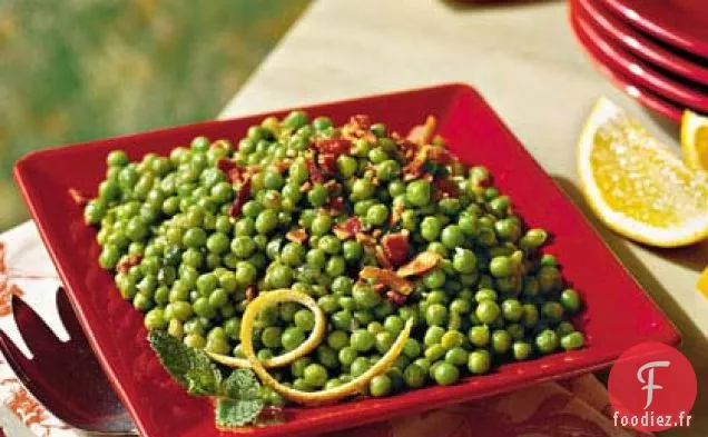 Pois Verts Au Bacon Croustillant