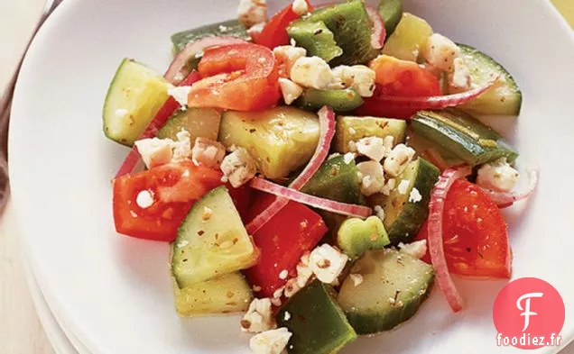 Salade Grecque Rapide pour Deux