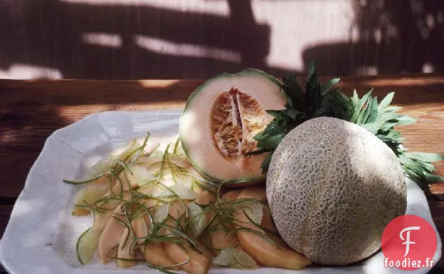 Cantaloup au Sirop de Citron Vert Tequila