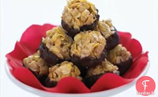 Boules De Neige Trempées Au Chocolat