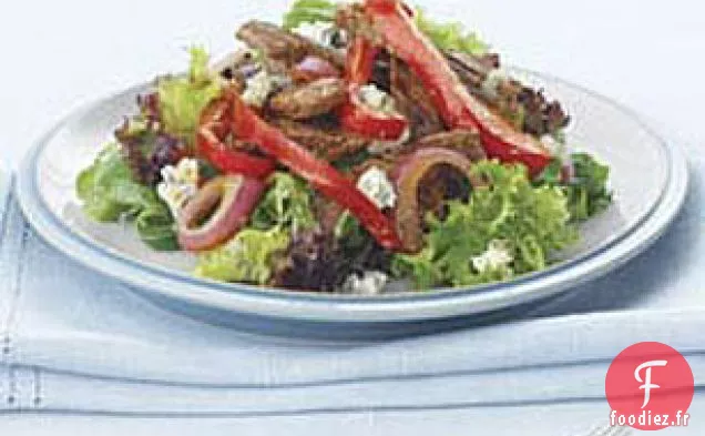 Salade de Steak Chaud et Fromage Bleu