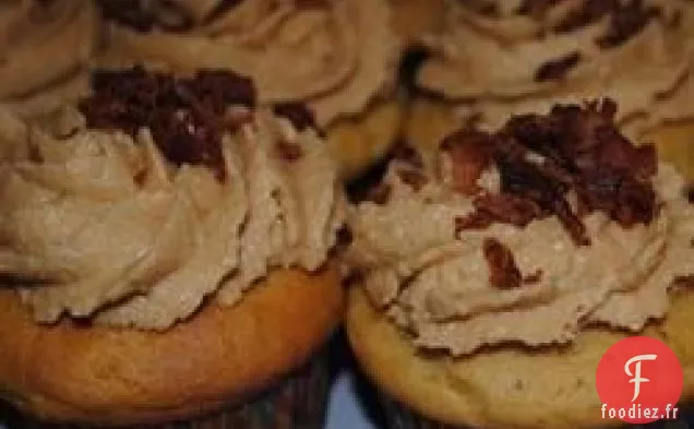 Cupcake au Bacon au Beurre d'Arachide