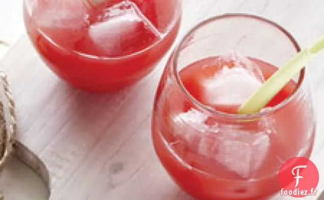 Jus De Pastèque Au Gingembre Et À La Citronnelle