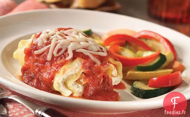 Rouleaux de Lasagnes au Poulet