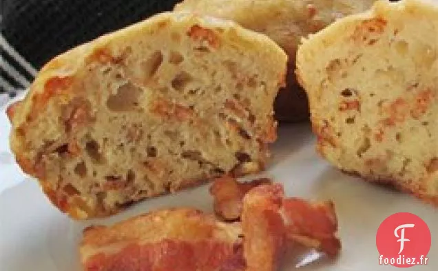 Muffins au Bacon et au Fromage