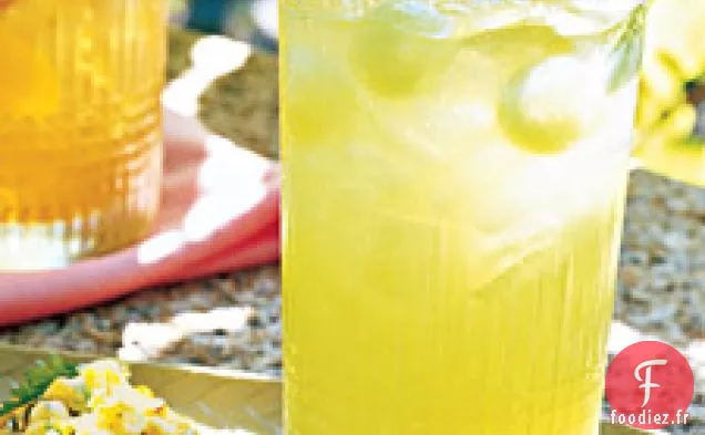 Mojitos Au Miel Avec Boules De Melon Et Menthe