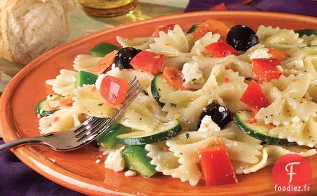 Salade de Pâtes et Poivrons Habillés
