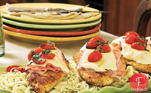 Poulet Frit et Jambon Parmesan