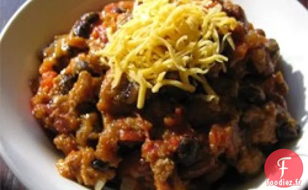 Chili à la Citrouille et à la Dinde à la Mijoteuse