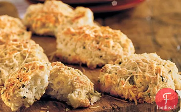 Biscuits Parmesan-Basilic