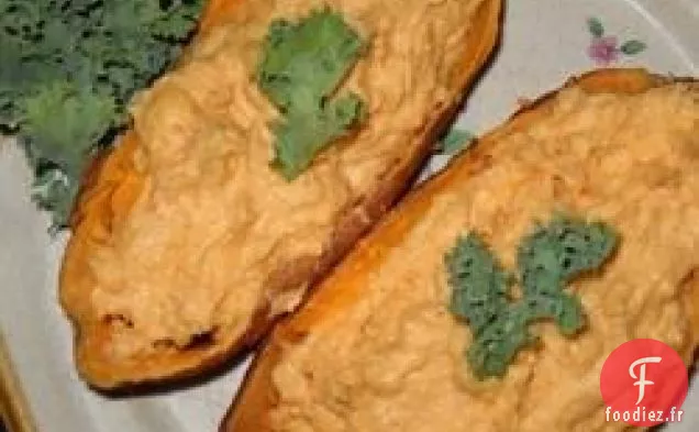 Patates Douces Cuites Deux Fois au Four