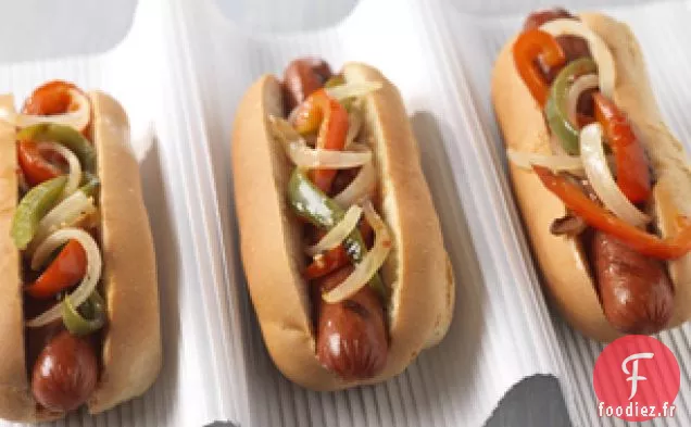 Francs de Bœuf Grillé aux Poivrons et Oignons