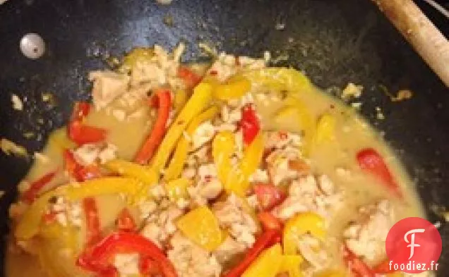 Curry de Poulet Thaï au Lait de Coco