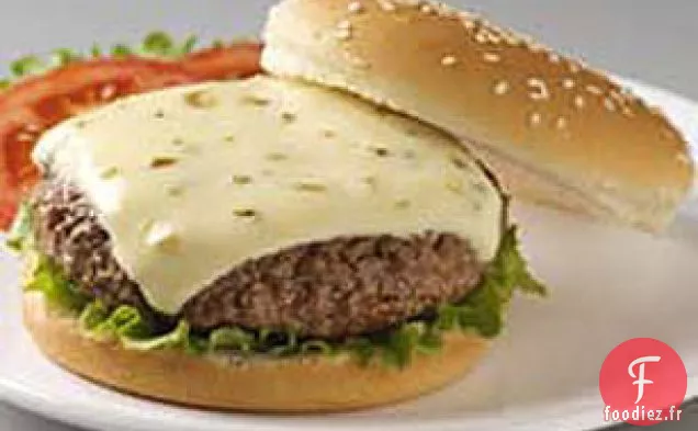 Hamburgers Farcis au VELVEETA Jalapeno