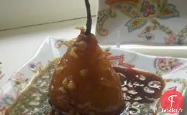 Poires Pochées À l'Orange (Poire Avec Orange)