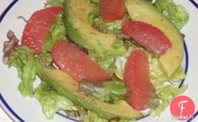 Salade de Pamplemousse et Avocat