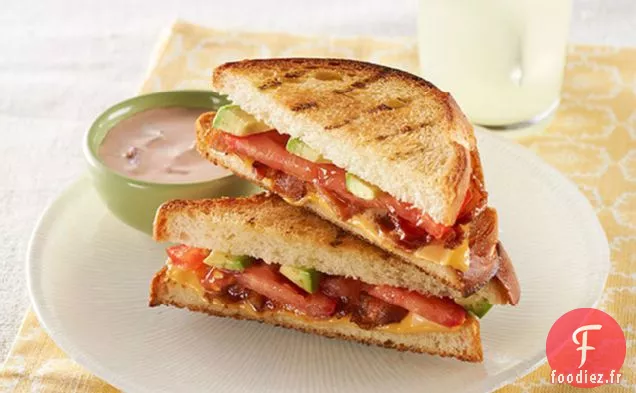 Grilled Cheese Avocat-Bacon