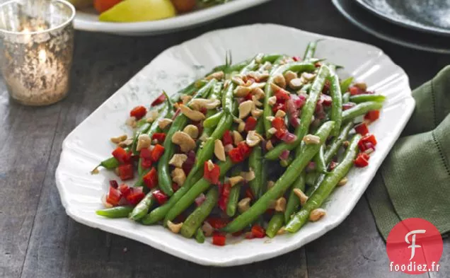 Haricots Verts et Noix de Cajou Sautés