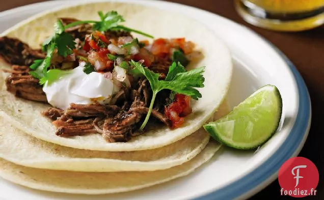Tacos au Porc Effiloché