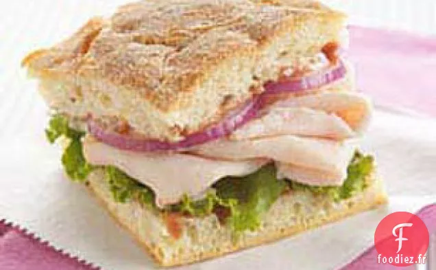 Sandwich Acidulé à la Framboise et à la Dinde
