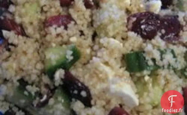 Salade de Couscous, Canneberges et Feta