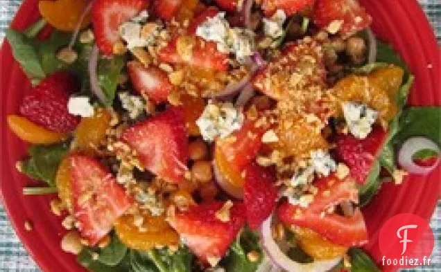 Super Salade de Jean avec Vinaigrette Gingembre-Agrumes